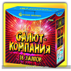 Салют-компания (0,8" x 28 зарядов) * фейерверк
